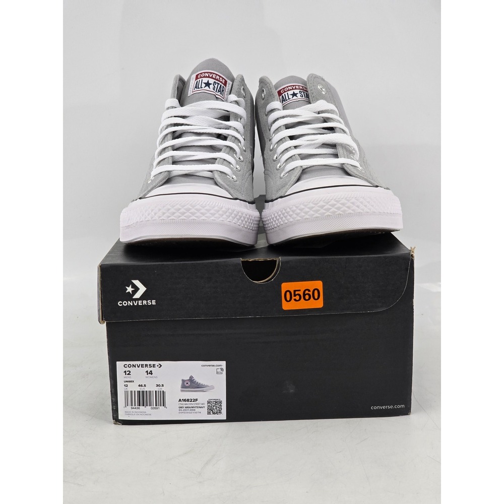 Converse Chuck Taylor All Star Malden Street Mid Mens 12 Grey A16822F - New - Picture 8 of 13